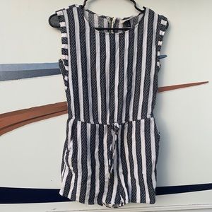 Women’s striped romper shorts